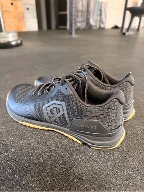 New Size 9 Born Primitive Women’s Black Athletic Shoes with Gum Outsole Accent
